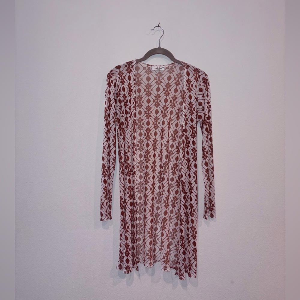Chic Long Sleeve Patterned cardigan